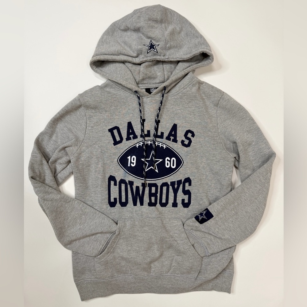 NFL Dallas Cowboys Gray Hoodie Women’s Pro Game Day Gear Football Sports Team 26 - Picture 16 of 17